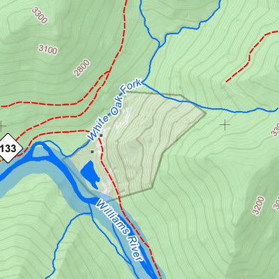 WV Division of Natural Resources Webster Springs SW Quad Topo - WVDNR digital map