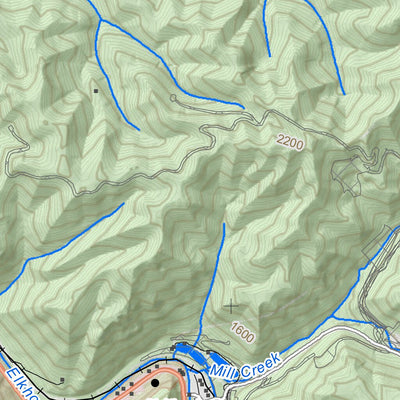 WV Division of Natural Resources Welch Quad Topo - WVDNR digital map