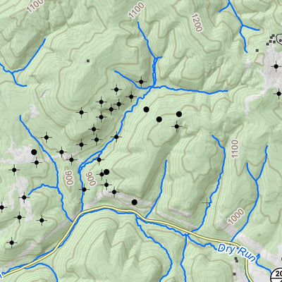 WV Division of Natural Resources Wellsville Quad Topo - WVDNR digital map