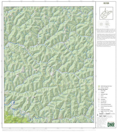 WV Division of Natural Resources Wetzel County, WV Quad Maps - Bundle bundle