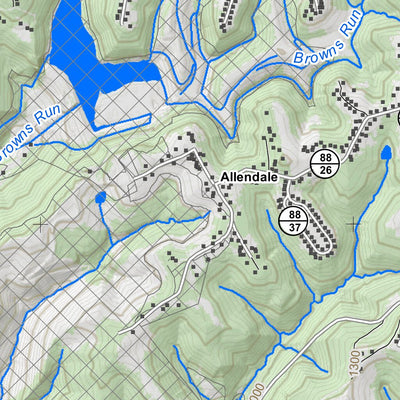 WV Division of Natural Resources Wheeling Quad Topo - WVDNR digital map