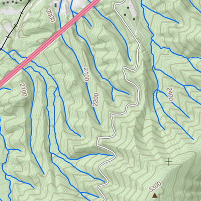 WV Division of Natural Resources White Sulphur Springs Quad Topo - WVDNR digital map