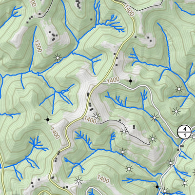 WV Division of Natural Resources Wileyville Quad Topo - WVDNR digital map