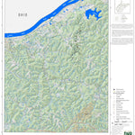 WV Division of Natural Resources Willow Island Quad Topo - WVDNR digital map