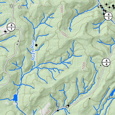 WV Division of Natural Resources Willow Island Quad Topo - WVDNR digital map