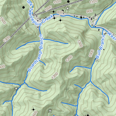 WV Division of Natural Resources Wilsondale Quad Topo - WVDNR digital map