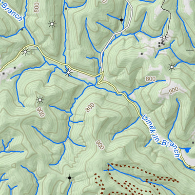 WV Division of Natural Resources Winfield Quad Topo - WVDNR digital map