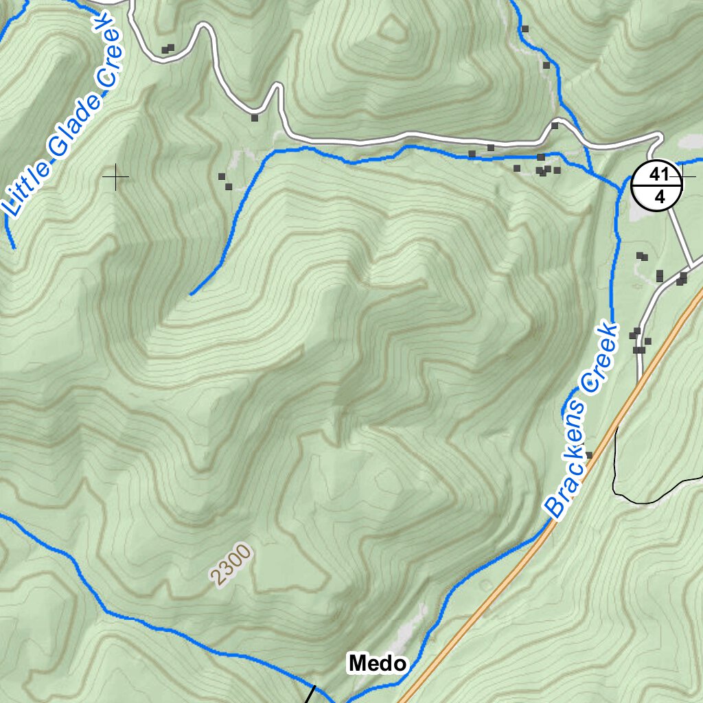 Winona Quad Topo - WVDNR Map by WV Division of Natural Resources ...