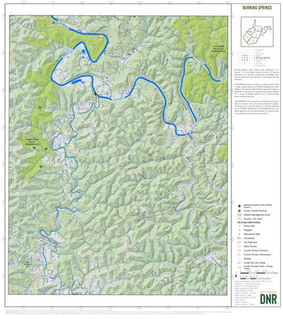 WV Division of Natural Resources Wirt County, WV Quad Maps - Bundle bundle