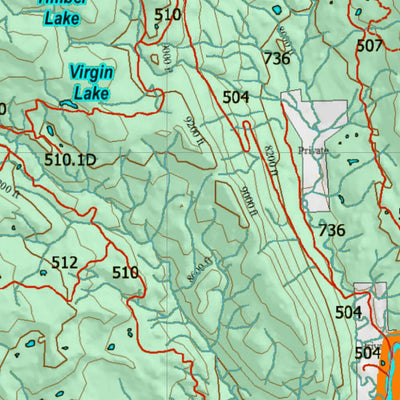 Wyoming HuntData LLC Bighorn Sheep Unit 10 Map digital map