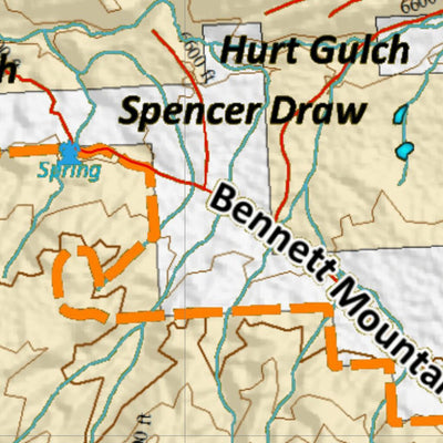 Wyoming HuntData LLC Bighorn Sheep Unit 26 Map digital map