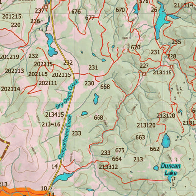 Wyoming HuntData LLC Mule Deer Unit 25 Summer, Winter Concentrations and Resident Herds digital map