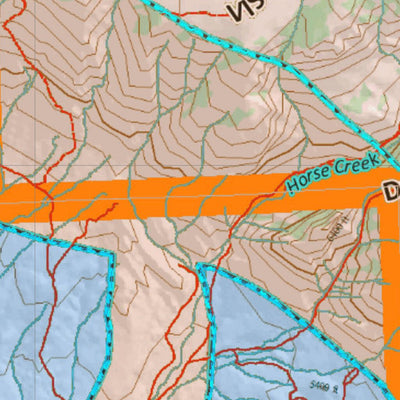 Wyoming HuntData LLC Mule Deer Unit 51 Summer, Winter Concentrations and Resident Herds digital map