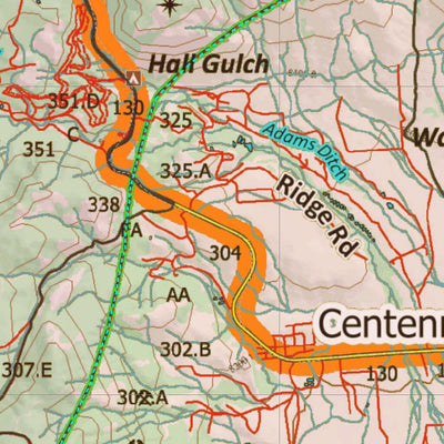 Wyoming HuntData LLC Mule Deer Unit 76 Summer, Winter Concentrations and Resident Herds digital map