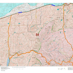 Wyoming HuntData LLC Mule Deer Unit 84 Summer, Winter Concentrations and Resident Herds digital map