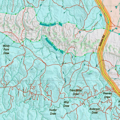 Wy Antelop Unit 23 Topo with Concentrations Preview 3