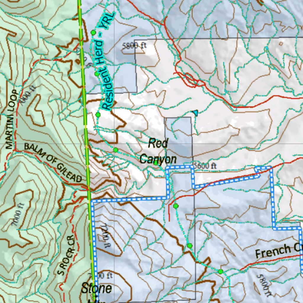 Wy Antelope Unit 10 Concentrations and Land Ownership Map by Wyoming ...