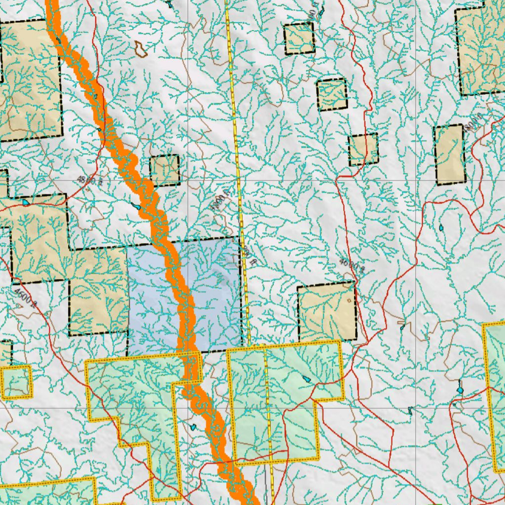 Wy Antelope Unit 24 with Land Ownership Map by Wyoming HuntData LLC ...