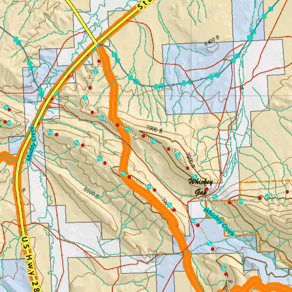 Wy Antelope Unit 68 Concentrations and Land Ownership Map by Wyoming ...