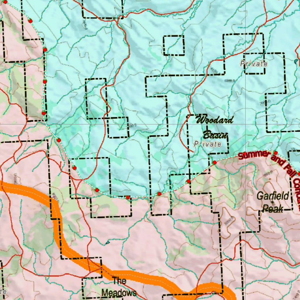 Wy Antelope Unit 72 Concentration Areas Map by Wyoming HuntData LLC ...