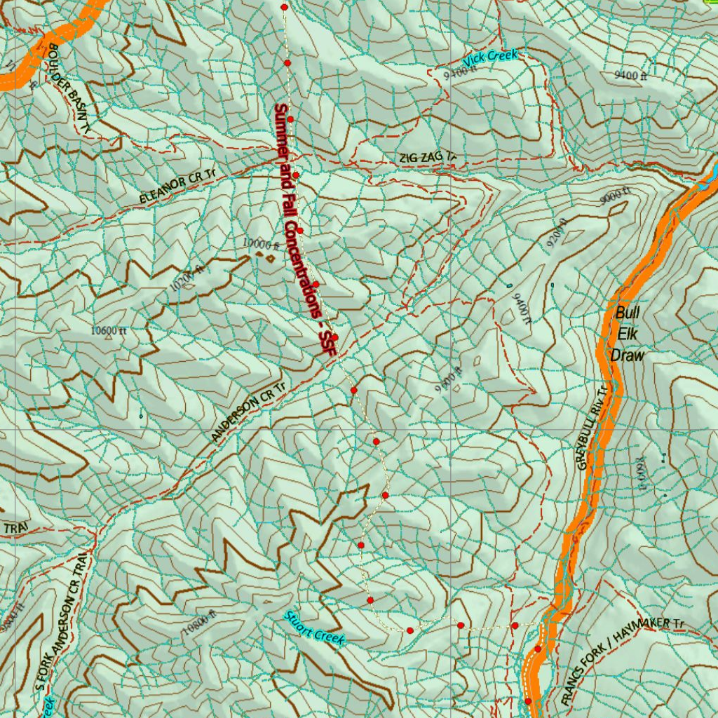 Wy Antelope Unit 82 Concentrations and Land Ownership Map by Wyoming ...
