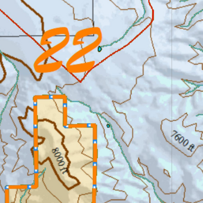 Wy Bighorn Unit 22 with Land Ownership Preview 2