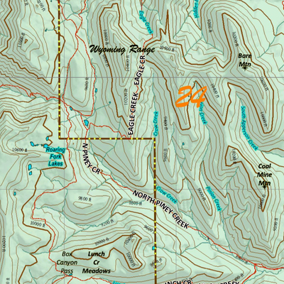 Wy Bighorn Unit 24 with Land Ownership Preview 2