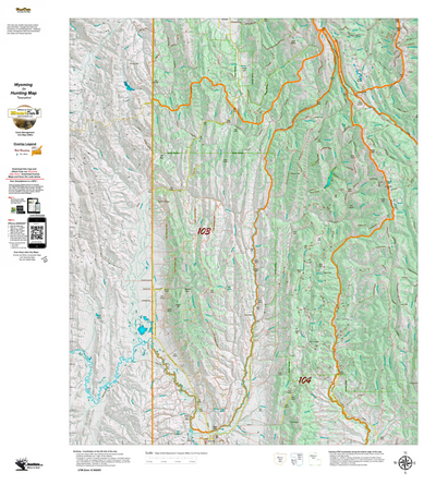 Wy Elk Unit 103 Topographical Map Preview 1