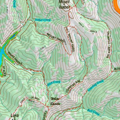 Wy Elk Unit 103 Topographical Map Preview 3