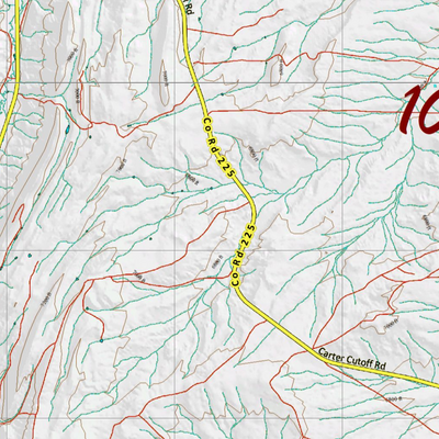 Wy Elk Unit 105 Topographical Map Preview 2