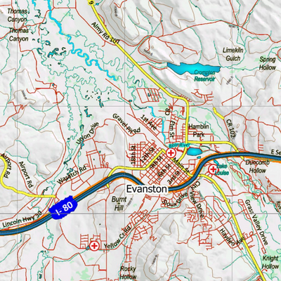 Wy Elk Unit 105 Topographical Map Preview 3