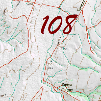 Wy Elk Unit 108 Topographical Map Preview 2