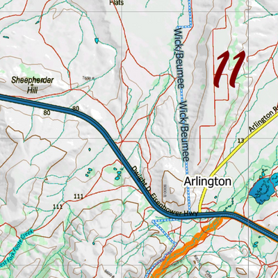 Wy Elk Unit 11 Topographical Map Preview 2