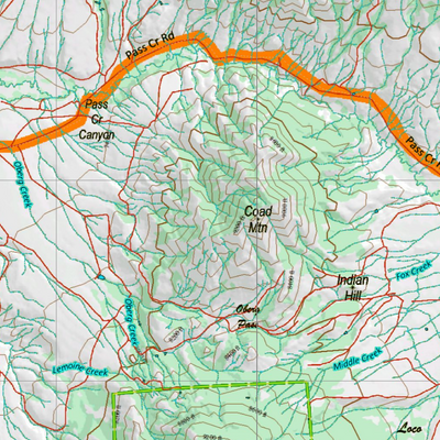 Wy Elk Unit 11 Topographical Map Preview 3