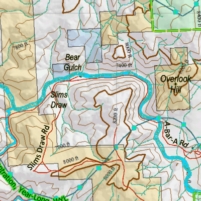 Wy Elk Unit 110 Concentrations and Land Ownership Preview 2
