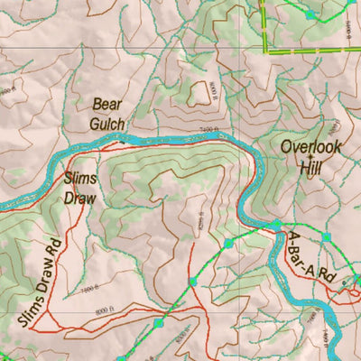 Wy Elk Unit 110 Topo with Concentrations Preview 2