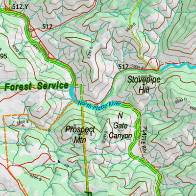 Wy Elk Unit 110 Topographical Map Preview 3