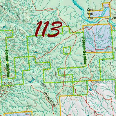 Wy Elk Unit 113 with Land Ownership Preview 2