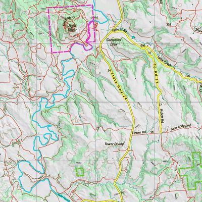 Wy Elk Unit 116 Topographical Map Preview 2