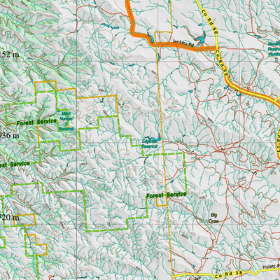 Wy Elk Unit 116 Topographical Map Preview 3