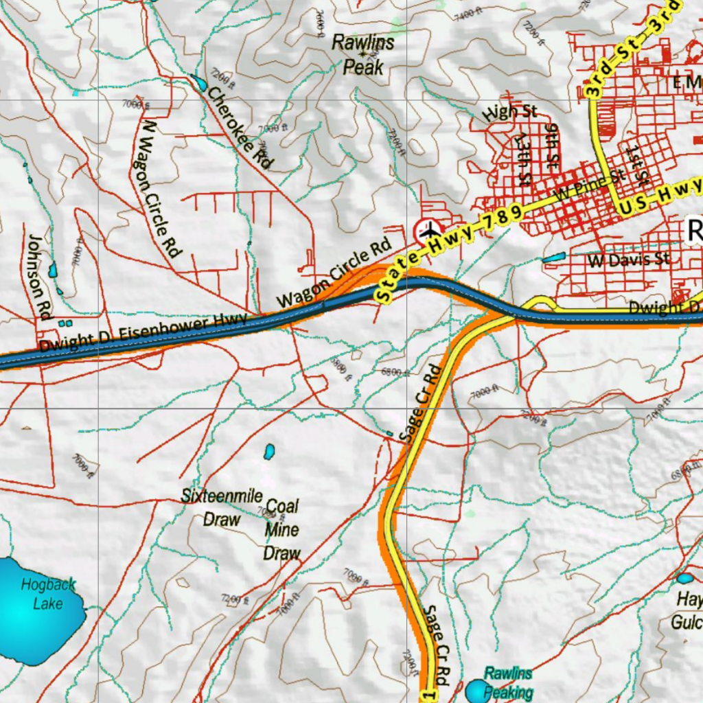 Wy Elk Unit 118 Topographical Map by Wyoming HuntData LLC | Avenza Maps