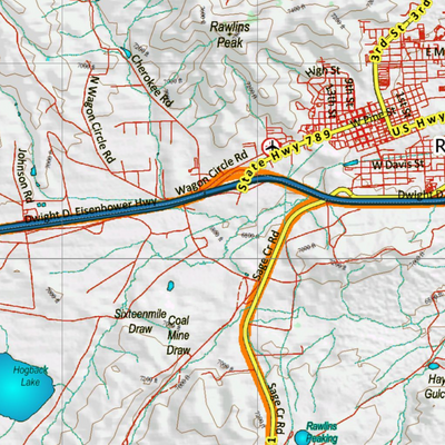 Wy Elk Unit 118 Topographical Map Preview 3