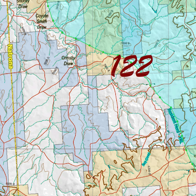 Wy Elk Unit 122 Concentrations and Land Ownership Preview 2