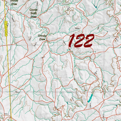 Wy Elk Unit 122 Topographical Map Preview 2