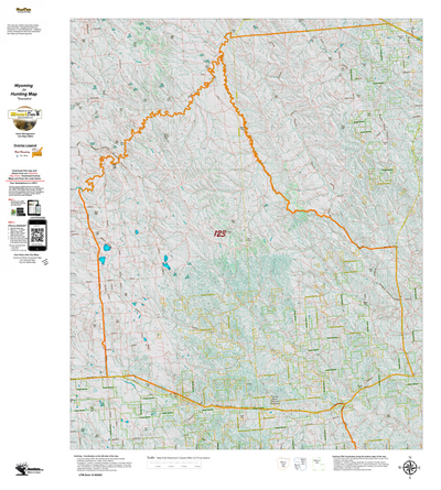 Wy Elk Unit 123 Topographical Map Preview 1