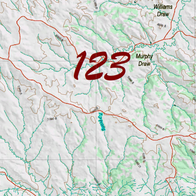 Wy Elk Unit 123 Topographical Map Preview 2