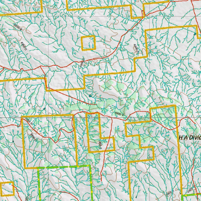 Wy Elk Unit 123 Topographical Map Preview 3