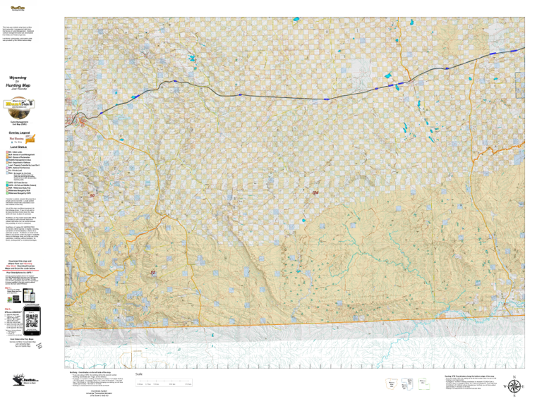 Wy Elk Unit 124 with Land Ownership Map by Wyoming HuntData LLC ...