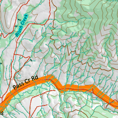 Wy Elk Unit 125 Topographical Map Preview 3