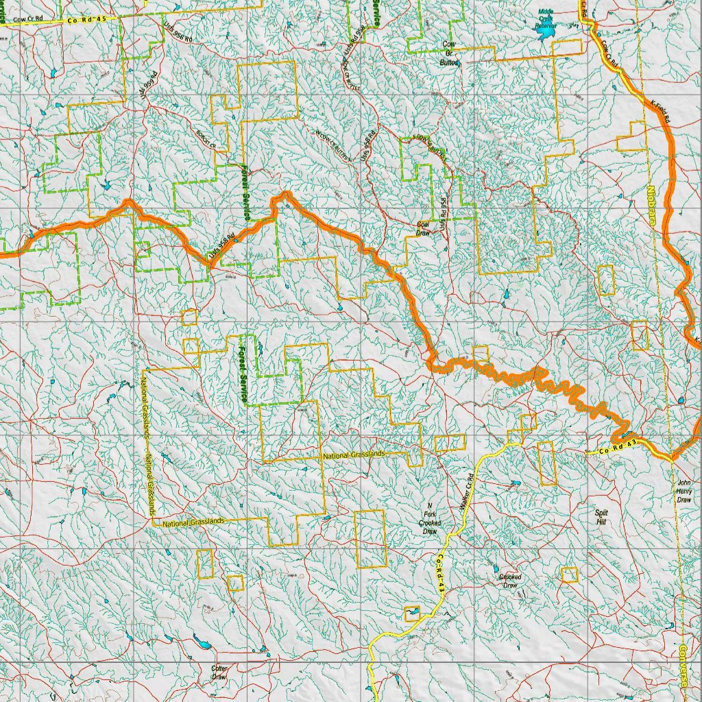 Wy Elk Unit 126 Concentration Areas Map by Wyoming HuntData LLC ...
